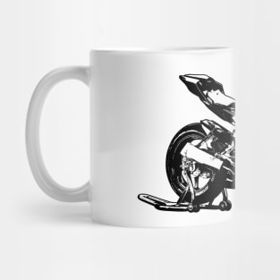 YZF R6 Motorcycle Sketch Art Mug